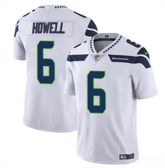 Men & Women & Youth Seattle Seahawks #6 Sam Howell White Vapor Limited Football Stitched Jersey,We sell and wholesale Men & Women & Youth Seattle Seahawks #6 Sam Howell White Vapor Limited Football Stitched Jersey on line form chian!